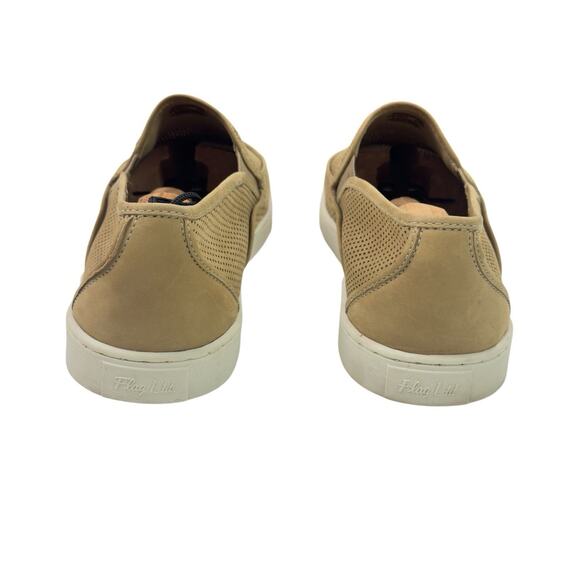 Flag Ltd Napa Glove Leather Slip‑On Loafer Men 11M Tan Perforated Casual Shoe - Picture 7 of 10